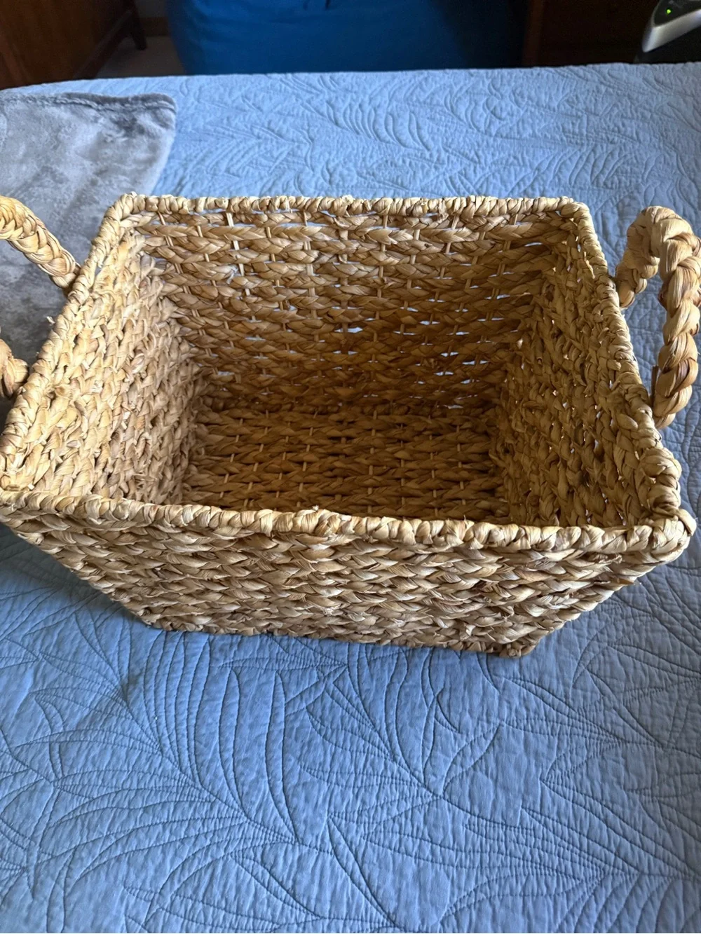 Natural Woven Seagrass Storage Basket Set - Natural
